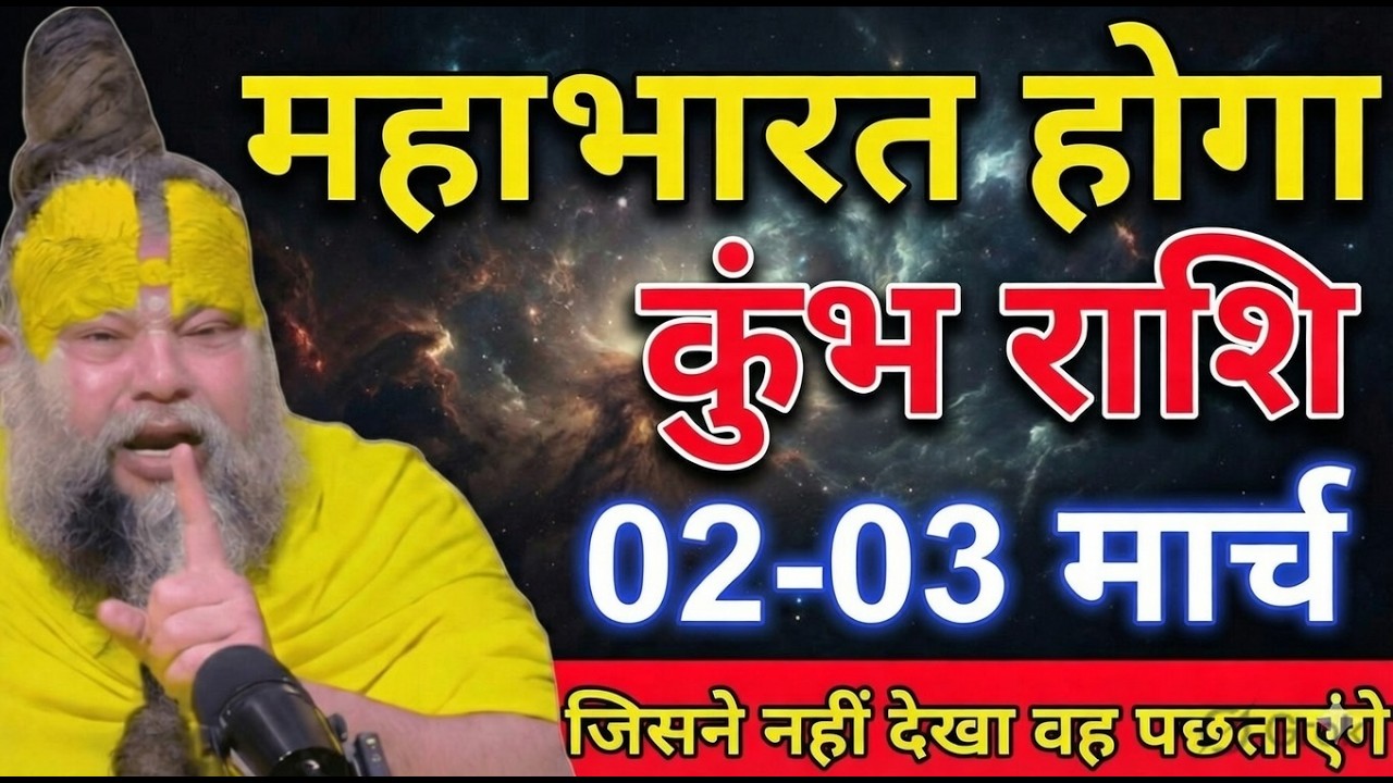 कुंभ राशि 02 मार्च 😱 101% सटीक भविष्यवाणी बड़ी शुरुआत झटका मिलने वाला है | #ajjkakumbhrashi