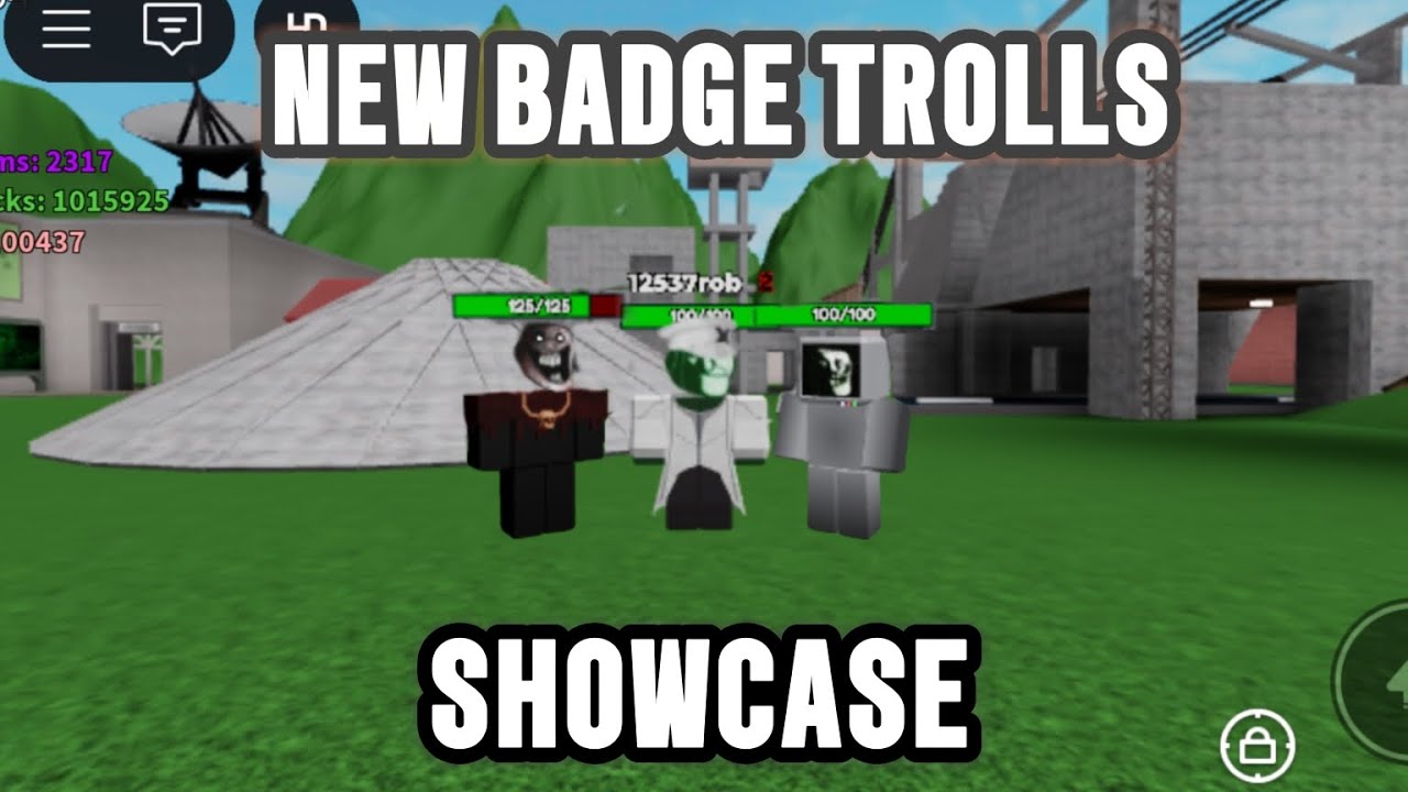 Showcasing all new badge trolls in (trollge incident fights reborn)