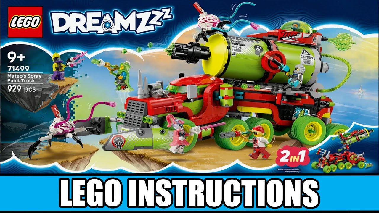 LEGO Instructions - Dreamzzz - 71499 - Mateo's Spray Paint Truck