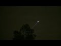 Police Helicopter Circling at Night with Instructions Over Loudspeaker