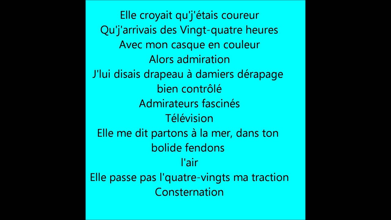 Alain Souchon Je suis bidon + Texte Lyrics YouTube Alain Souchon Je suis bidon + Texte Lyrics YouTube