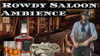 Rowdy Saloon Ambience | Ragtime Piano I Bar Ambience