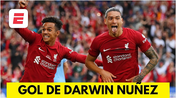 GOL DE DARWIN NÚÑEZ sentencia el partido para el LIVERPOOL 3-1 vs MANCHESTER CITY | Community Shield