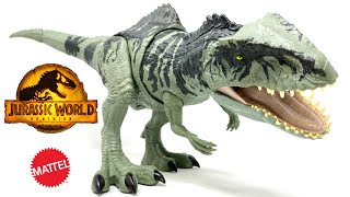 JURASSIC WORLD DOMINION STRIKE ‘N ROAR GIGANOTOSAURUS REVIEW