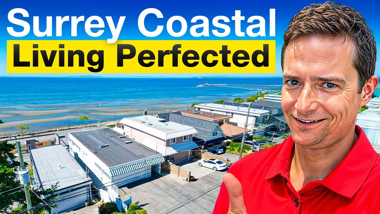Touring a $2.3M Home w/ 180º Ocean Views in White Rock