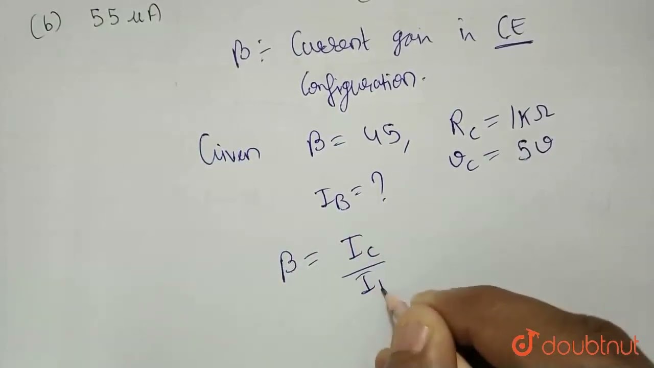 In case of a bipolar transistor beta=45. The potential drop across the collector resistance of 1...