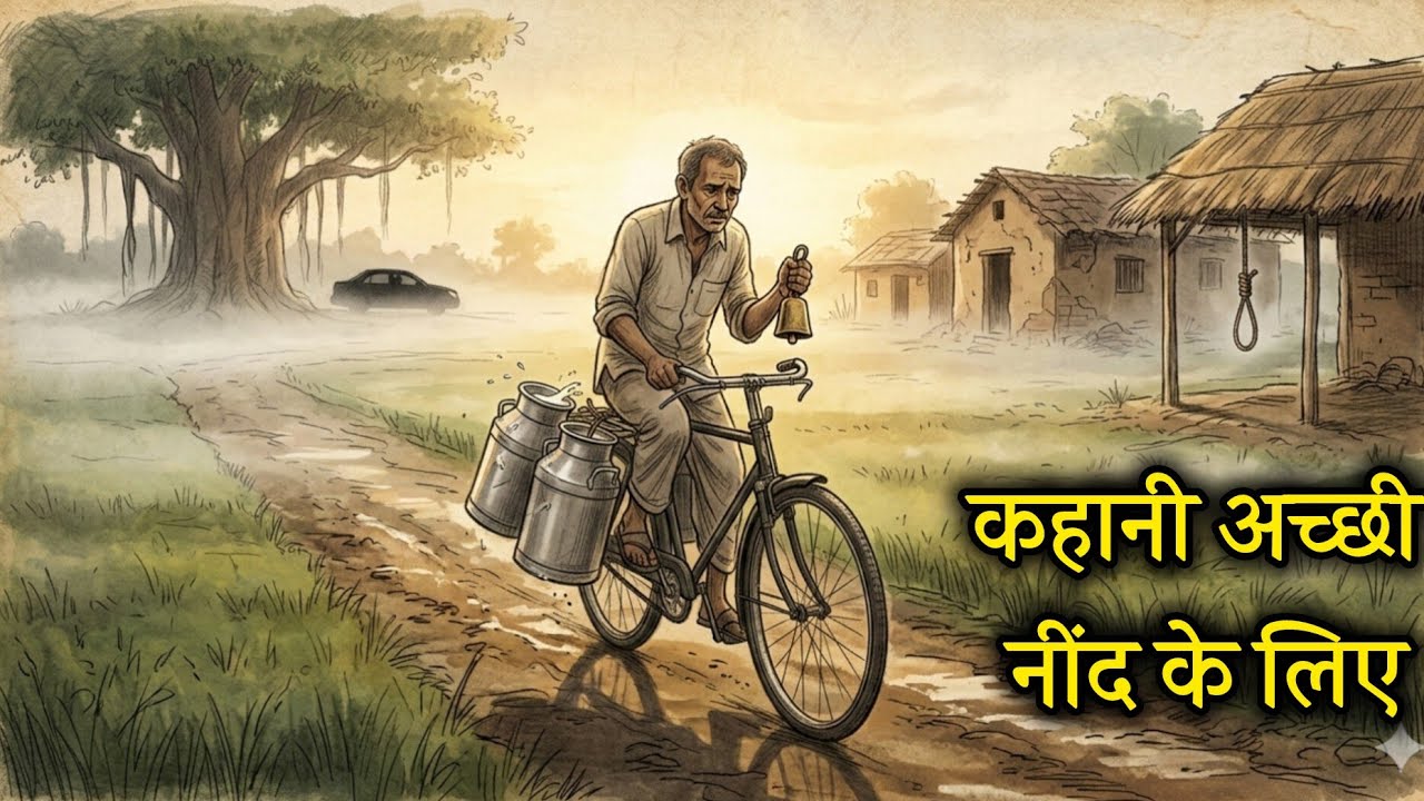 गांव का ईमानदार दूधवाला | सच्चाई की कीमत |कहानी अच्छी नींद के लिए।#emotionalstory #sleepingstories 