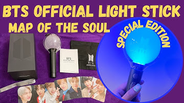 BTS OFFICIAL LIGHT STICK MAP OF THE SOUL SPECIAL EDITION |ARMY BOMB UNBOXING | Raq Star