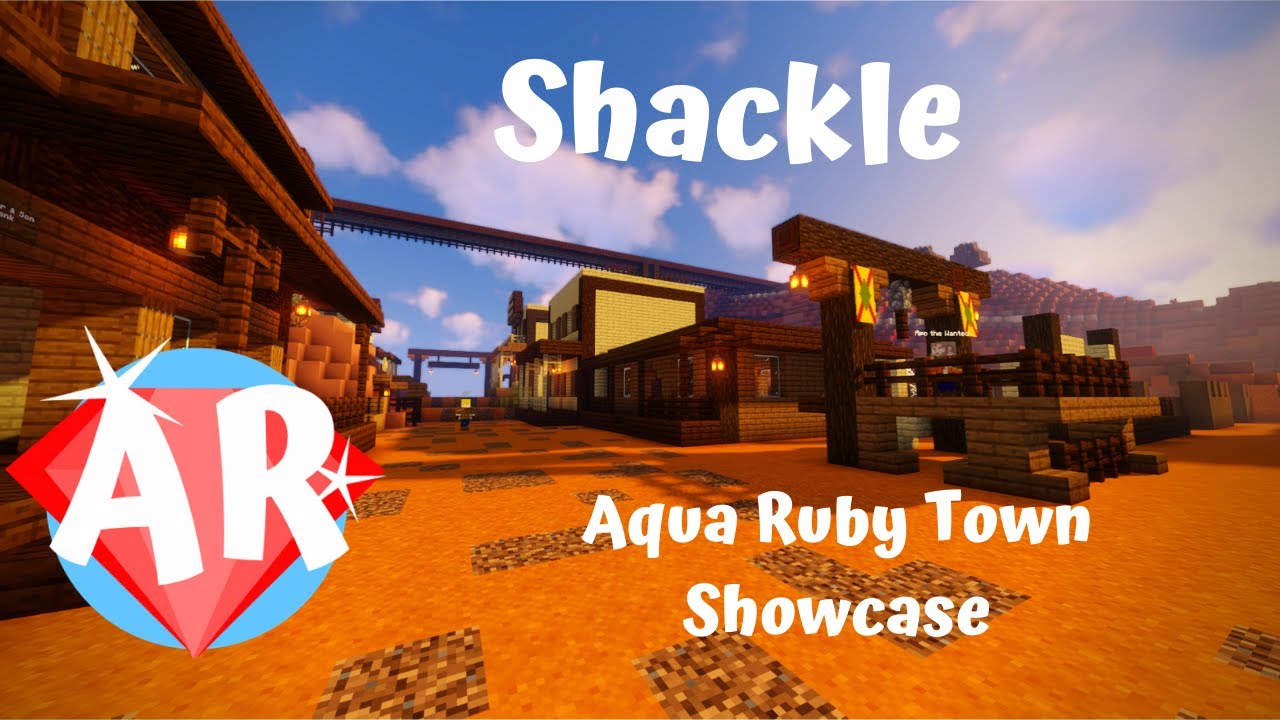 Minecraft Shackles Shackle Showcase - Aqua Ruby Minecraft Server - YouTube