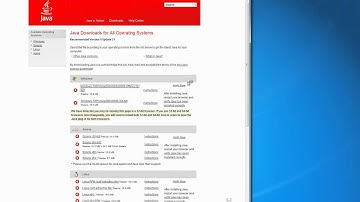 Installing Java on Windows 7