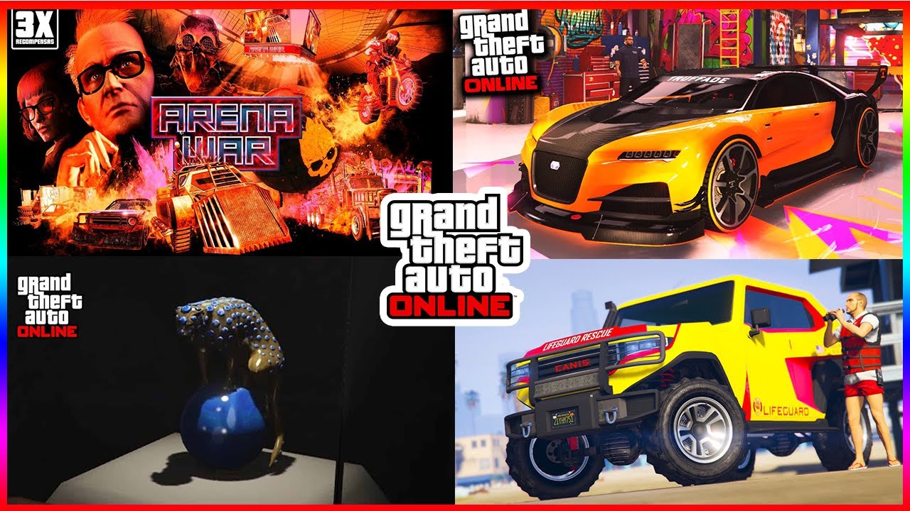 ACTUALIZACION SEMANAL GTA V ONLINE - NUEVO COCHE EN RULETA - CAMBIO DE ...