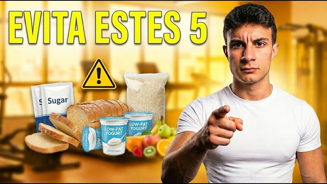 Evita estes 5 alimentos para perder gordura RÁPIDO