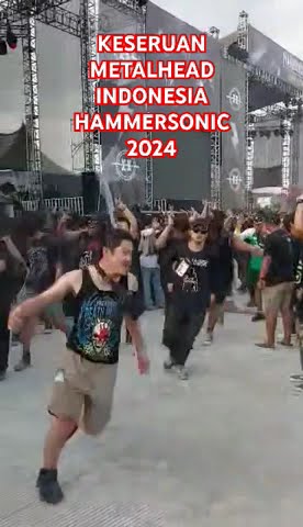 KESERUAN METALHEAD INSONESIA SAAT ACARA HAMMERSONIC FESTIVAL 2024 #metalhead #indonesia #hammersonic