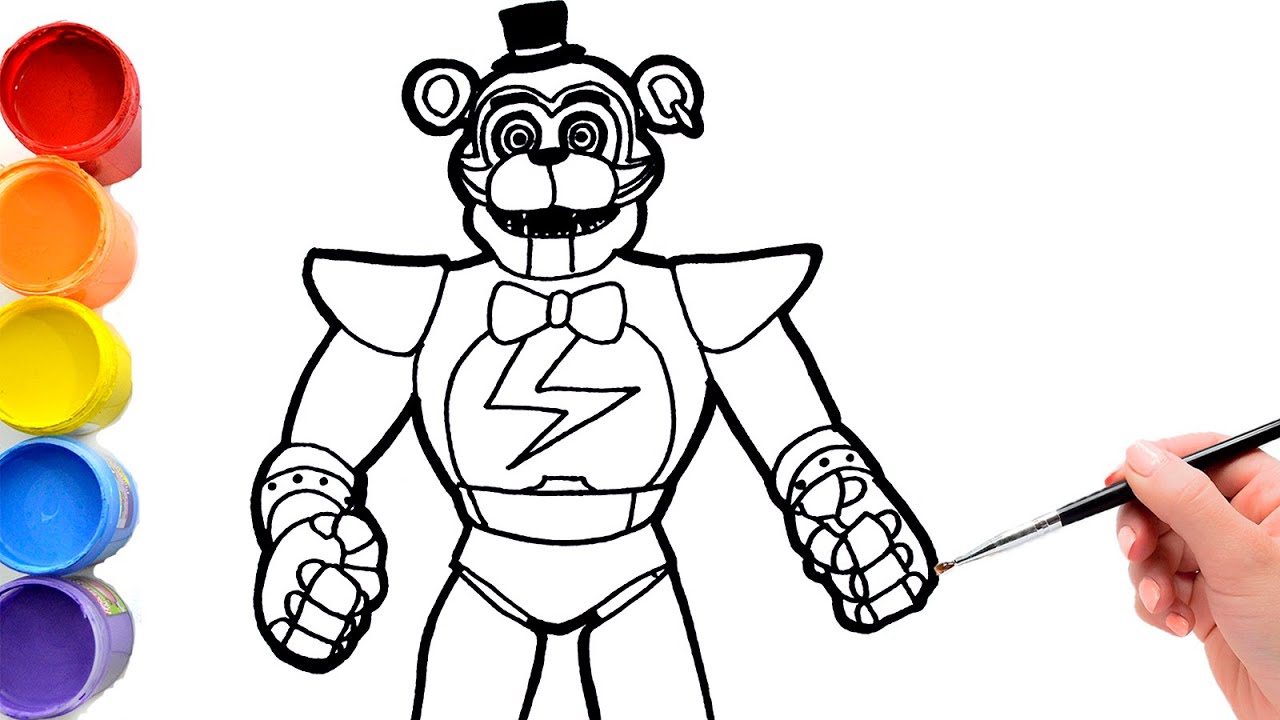 Glamrock Freddy From Fnaf Sb Sketch Scary Drawings Mini Drawings Fnaf