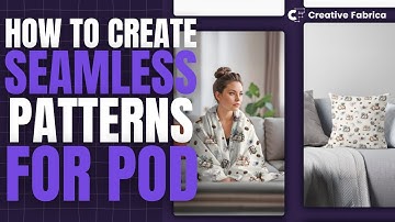 How To Create Seamless Patterns for Print On Demand 🎨