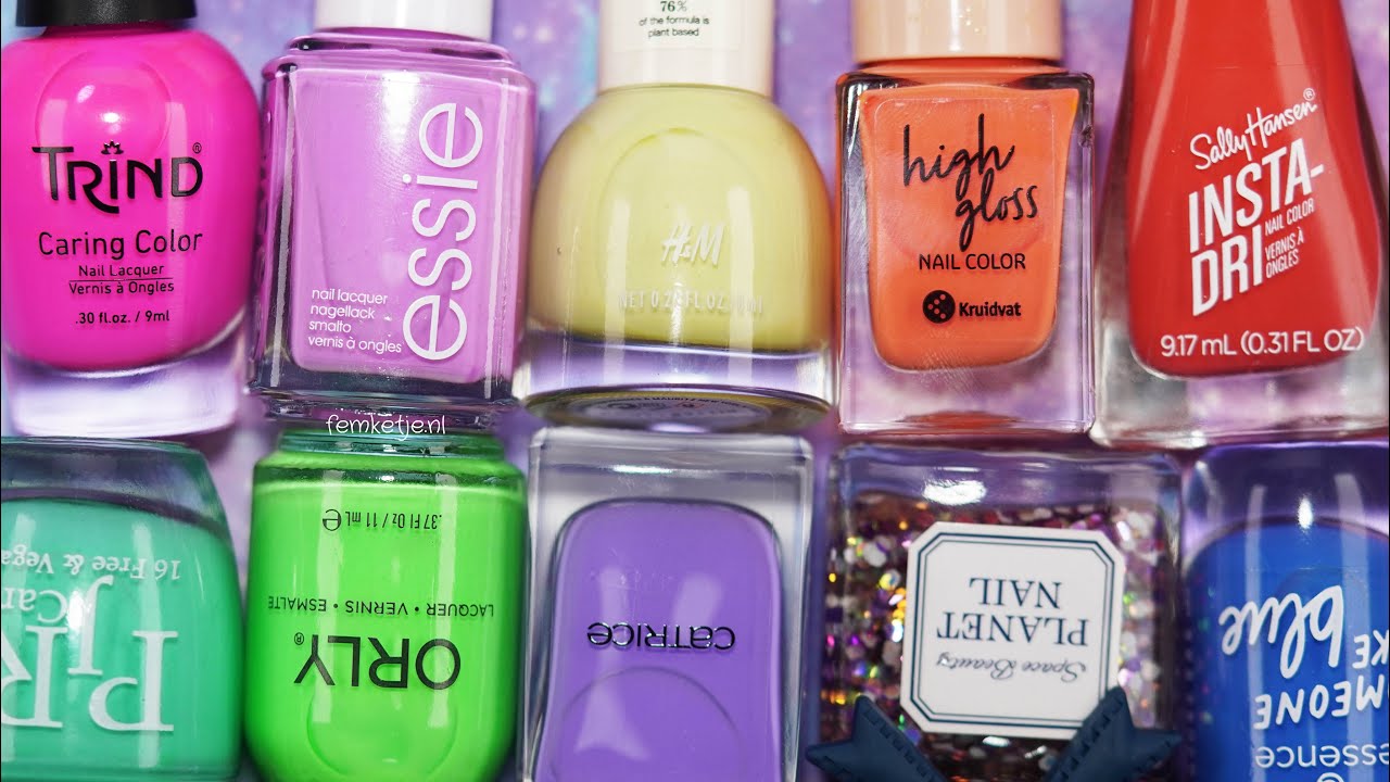 Nail Polish That Makes Me Happy (SPRING 2023 NAIL COLOURS) 🌼 - femketjeNL