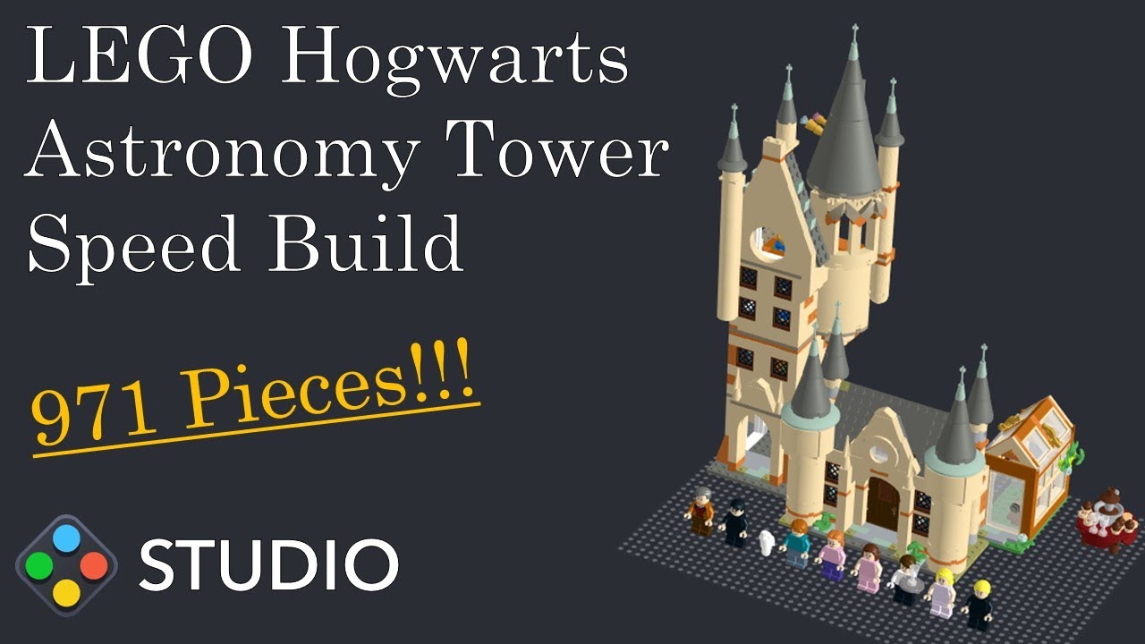 Building Hogwarts Episode 3 - Astronomy Tower 75969 Speeed Build using ...
