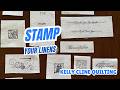 Stamp WORDS On Your Fabric!