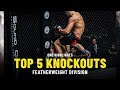 Top 5 Knockouts | Featherweight Division | ONE Highlights