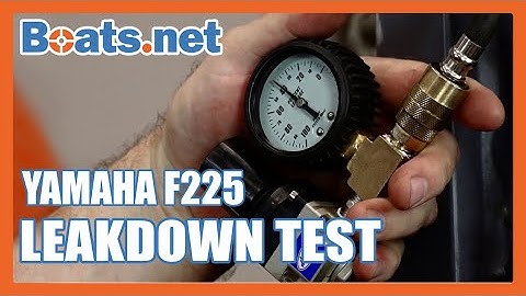 Yamaha Outboard Leak Down Test | Leak Down Test on a Yamaha F225 | Boats.net