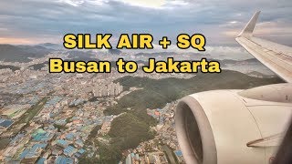 SILK AIR + SINGAPORE AIRLINES ECONOMY CLASS : BUSAN TO JAKARTA screenshot 4