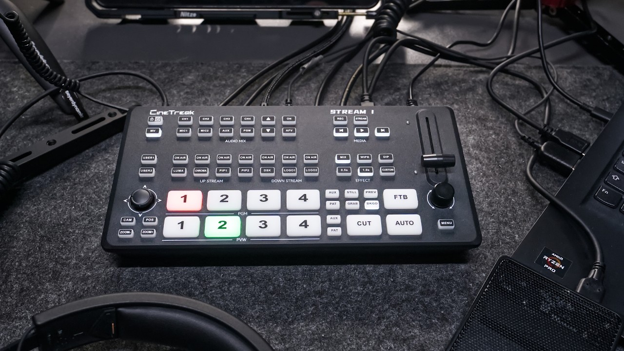 CineTreak Stream1 - Multicam Switching & Streaming - Hands-On In-Depth ...