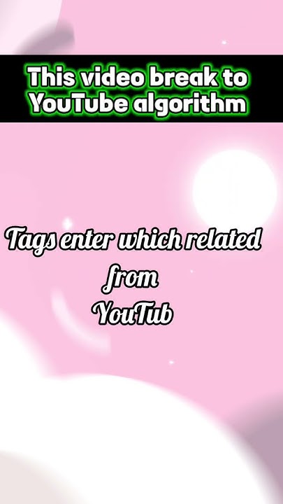 This video Break To YOUTUBE algorithm 5 Tips - YouTube