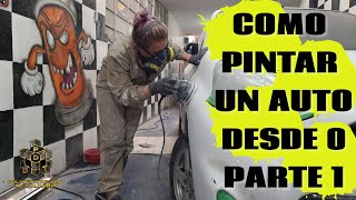 Como Pintar Un Auto  PASO A PASO