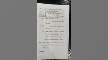 CCSU BCA SEM 3 ELEMENTS OF STATISTICS BCA-305 2023 #2023 #ccsu