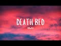 Death bed  powfu letra en espaol