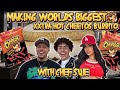 Worlds biggest hot cheetos burrito 