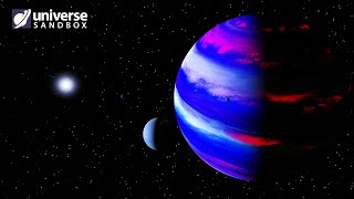 Sun Sized Hyper Gas Giant Checking Out Your Solar Systems Universe Sandbox