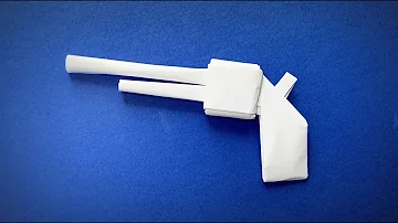 折り紙銃 折り紙銃の作り方 Origami Paper Gun