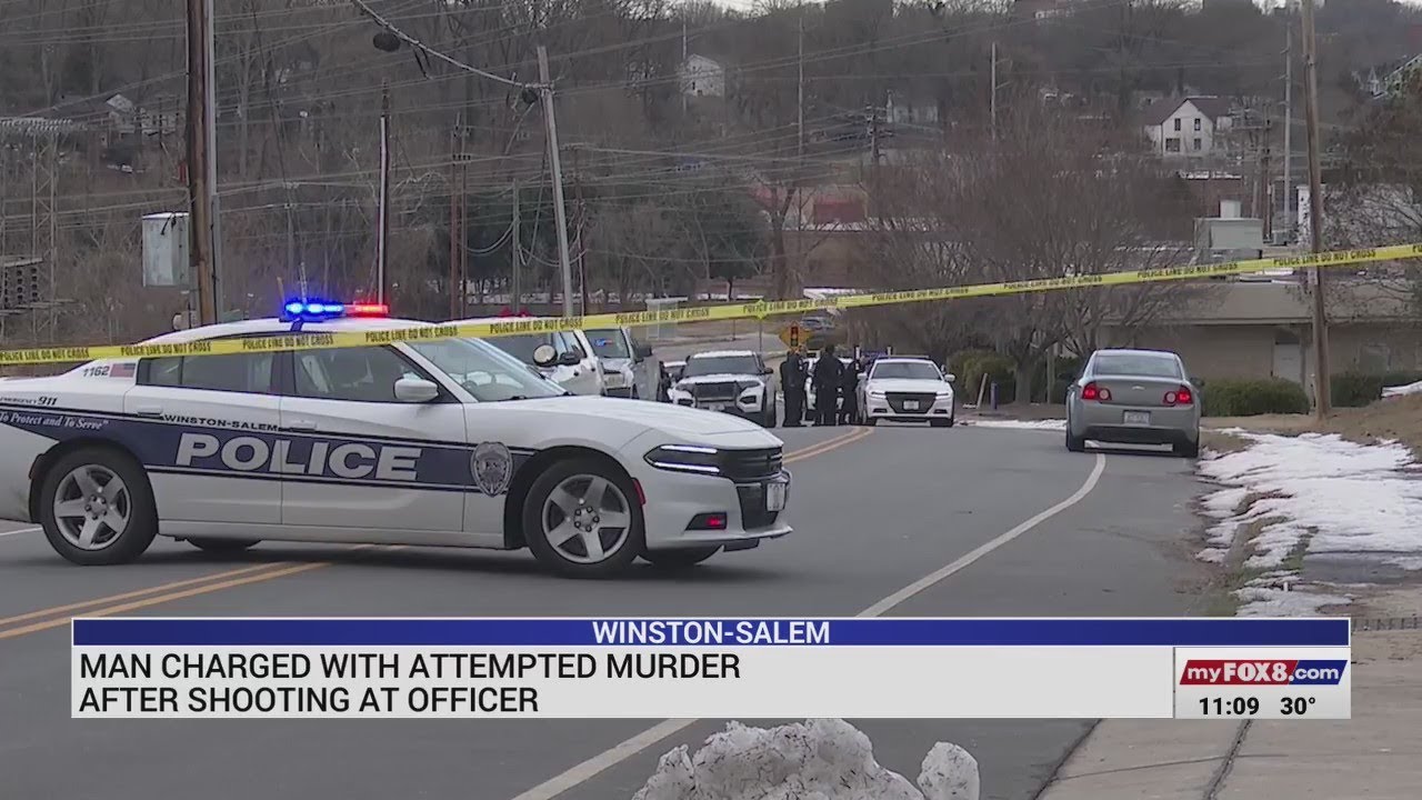 Man accused of shooting at Winston-Salem officer charged with attempted ...
