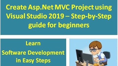 How to create asp.net MVC project in visual studio 2019 | MVC project in asp.net c# step by step