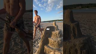 Thumbnail for I Pulled The Meanest Sandcastle Prank On These Kids!🏰😈#shorts