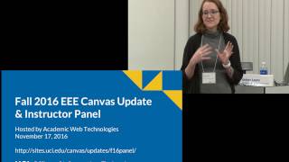 Fall 2016 EEE Canvas Transition Update and Instructor Panel  - Canvas Update