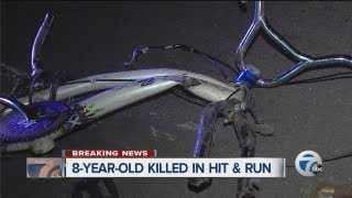 8-year-old killed in hit-and-run accident in Detroit