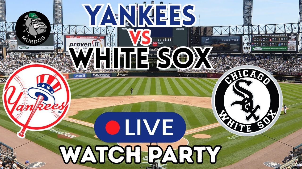YANKEES vs WHITE SOX GM 1 LIVE WATCH PARTY YouTube