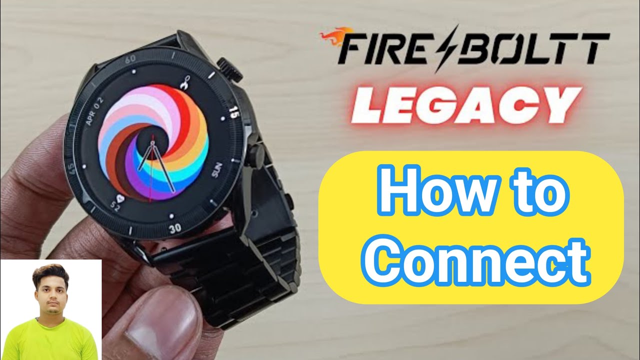 fire boltt Legacy smartwatch connect to phone (2023)