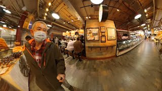 Reading Terminal Market in Philly with Insta360 ONE X2 camera - test footage