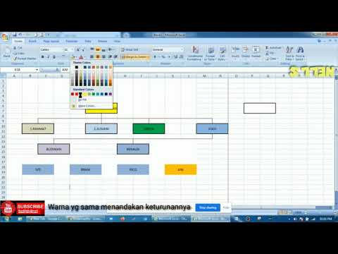 Tutorial membuat Silsilah keluarga di ms.Excel 2007