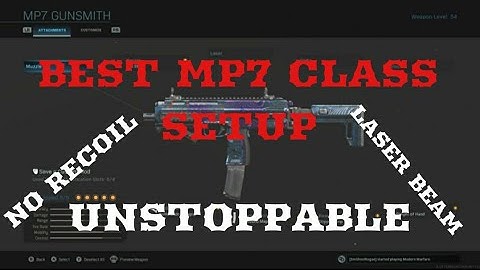 OVERPOWERED MP7 CLASS SETUP IN MODERN WARFARE BEST MP7 CLASS MULTIPLAYER/WARZONE SEASON 3