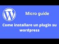 Come installare un plugin su wordpress