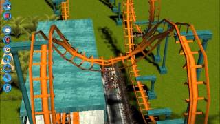 The Plot Twist roller coaster at The Chesapeake Bay Park (RCT3)