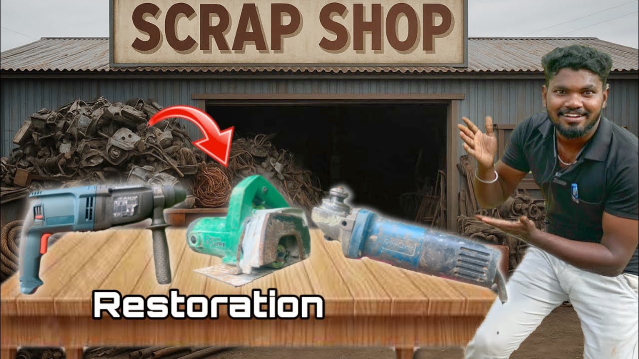 பழச,புதுசா மாத்த போறோம் ✅ [Part:1] Power tools restoration 💯 #restoration #drillmechine #repair 