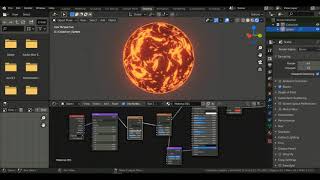 Blender 2.8 | lava shading | TAMIL TUTORIAL