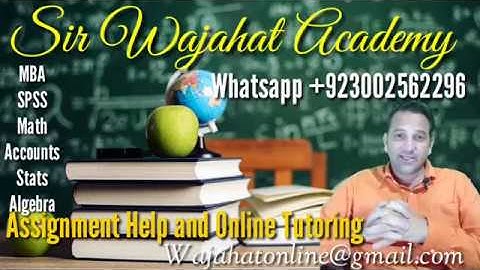 Online Tutoring, Tutors, Assignment help for MBA, SPSS, Excel, Minitab, JMP, Accounting, Statistics.