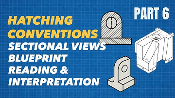 (LAST PART) Hatching Conventions, Sectional Views, Blueprint Reading & Interpretation