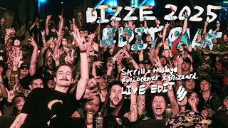 Skrillex - Fuji Opener x Hostage Situation - Blizzard (DIZZE LIVE EDIT) OFFICIAL VISUALIZER